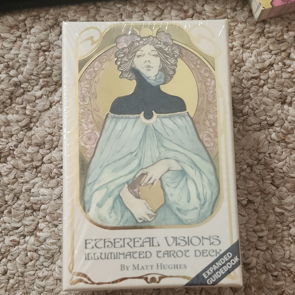 Ethereal Visions Illuminated Tarot Deck by - Blue and Gold